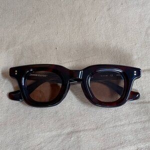 Bonnie Clyde CRYBABY Sunglasses in Red Tortoise